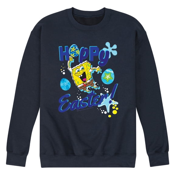SpongeBob Squarepants - Hoppy Easter - Men's Crew Neck Fleece Pullover