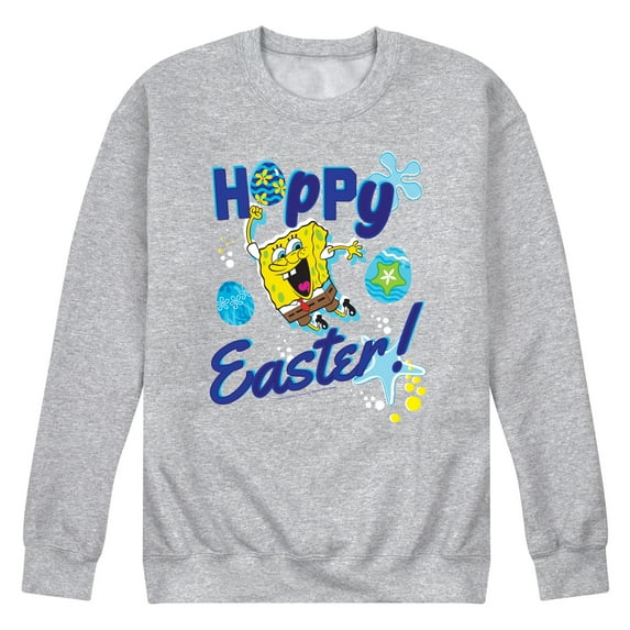 SpongeBob Squarepants - Hoppy Easter - Men's Crew Neck Fleece Pullover