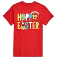 thumbnail image 1 of SpongeBob Squarepants - Hoppy Easter Patrick and Spongebob - Men's Short Sleeve Graphic T-Shirt, 1 of 6