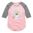 thumbnail image 1 of SpongeBob Squarepants -  Hoppy Easter - Toddler And Youth Girls Raglan Graphic T-Shirt, 1 of 6