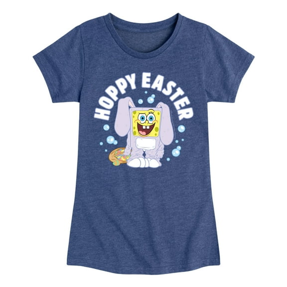 SpongeBob Squarepants - Hoppy Easter - Toddler And Youth Girls Short Sleeve Graphic T-Shirt