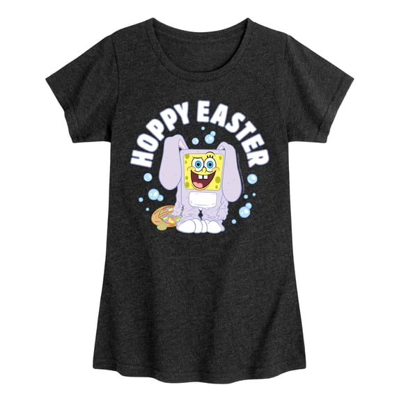 SpongeBob Squarepants - Hoppy Easter - Toddler And Youth Girls Short Sleeve Graphic T-Shirt