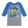 thumbnail image 1 of SpongeBob Squarepants - Hoppy Easter - Toddler And Youth Raglan Graphic T-Shirt, 1 of 5