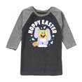 thumbnail image 1 of SpongeBob Squarepants - Hoppy Easter - Toddler And Youth Raglan Graphic T-Shirt, 1 of 7