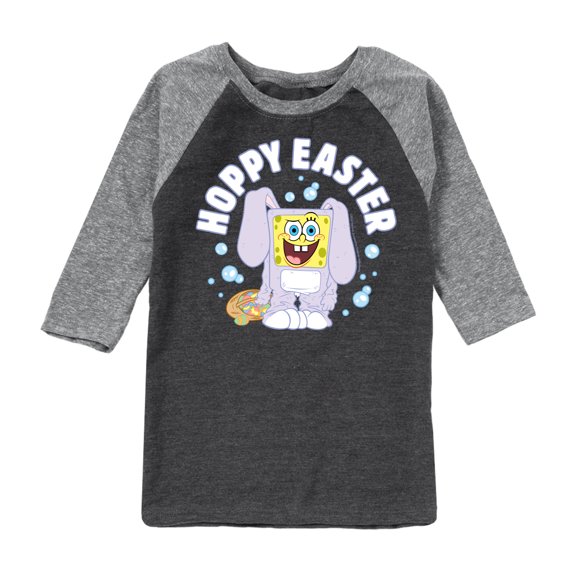 SpongeBob Squarepants - Hoppy Easter - Toddler And Youth Raglan Graphic T-Shirt