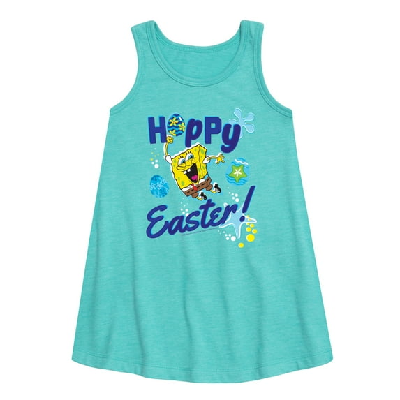 SpongeBob Squarepants - Hoppy Easter - Toddler and Youth Girls A-line Dress