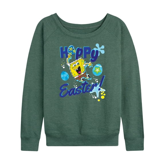 SpongeBob Squarepants - Hoppy Easter - Women's Lightweight French Terry Long Sleeve Shirt