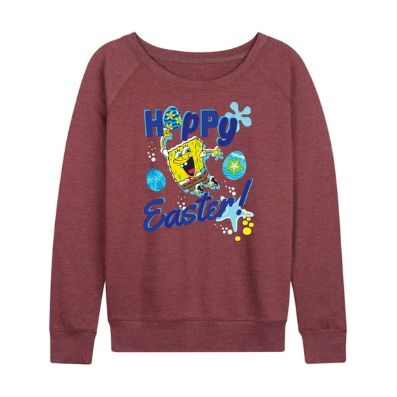 SpongeBob Squarepants - Hoppy Easter - Women's Lightweight French Terry Long Sleeve Shirt