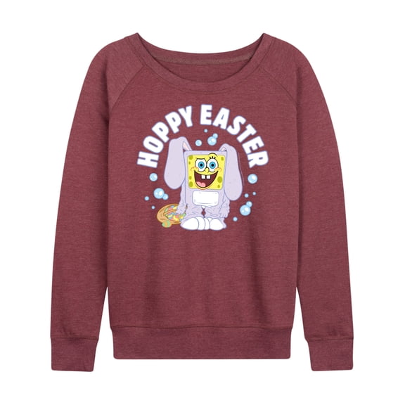 SpongeBob Squarepants - Hoppy Easter - Women's Lightweight French Terry Long Sleeve Shirt