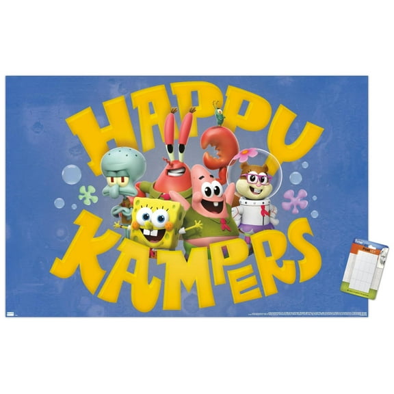 SpongeBob Squarepants : Kamp Koral - Happy Kampers Wall Poster, 22.375" x 34"