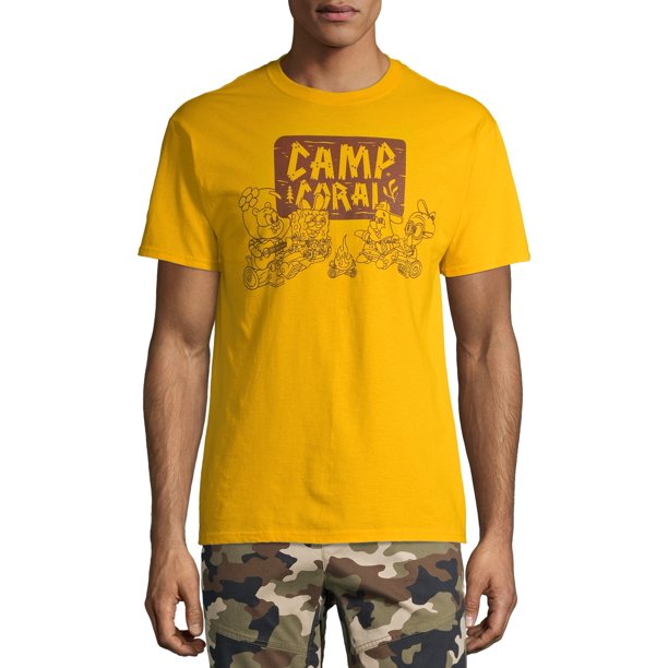 SpongeBob Squarepants Kamp Koral Men's and Big Men's Graphic T-shirt ...