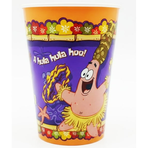 SpongeBob Squarepants 'Luau' 9oz Paper Cups (8ct)