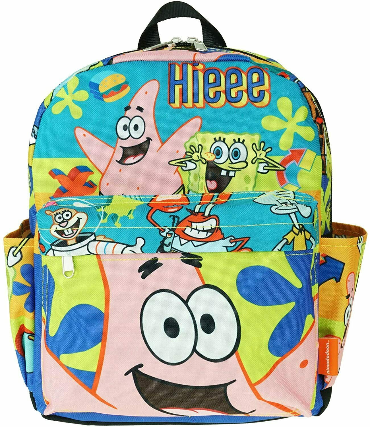 Spongebob Squarepants Allover 16 Backpack and 9.5 Dome Spongebob