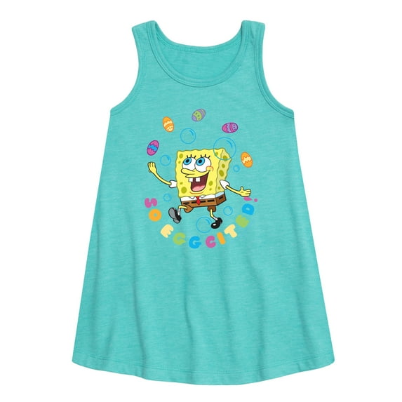 SpongeBob Squarepants - So Eggcited - Toddler and Youth Girls A-line Dress
