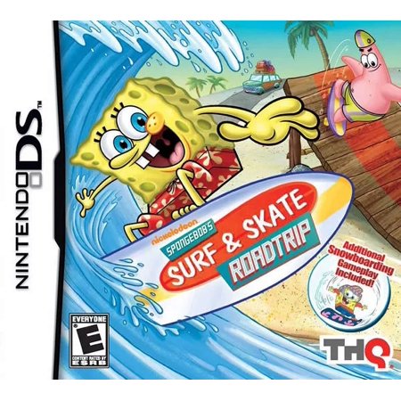 SpongeBob Surf and Skate Roadtrip NDS (Brand New Factory Sealed US Version) Nint