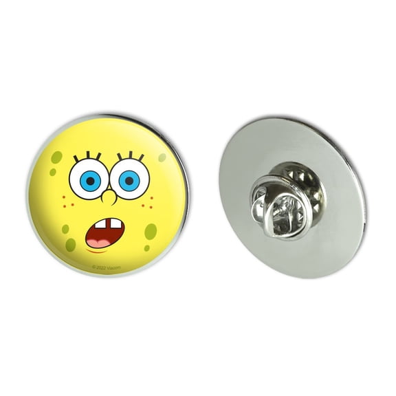 SpongeBob Surprise Face Metal 1.1" Tie Tack Hat Lapel Pin Pinback