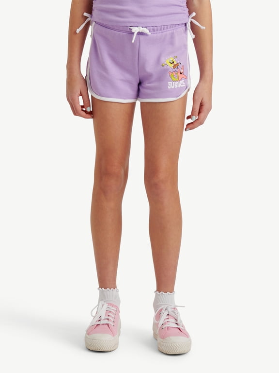 SpongeBob X Justice Girls Dolphin Short, Sizes XS - XLP