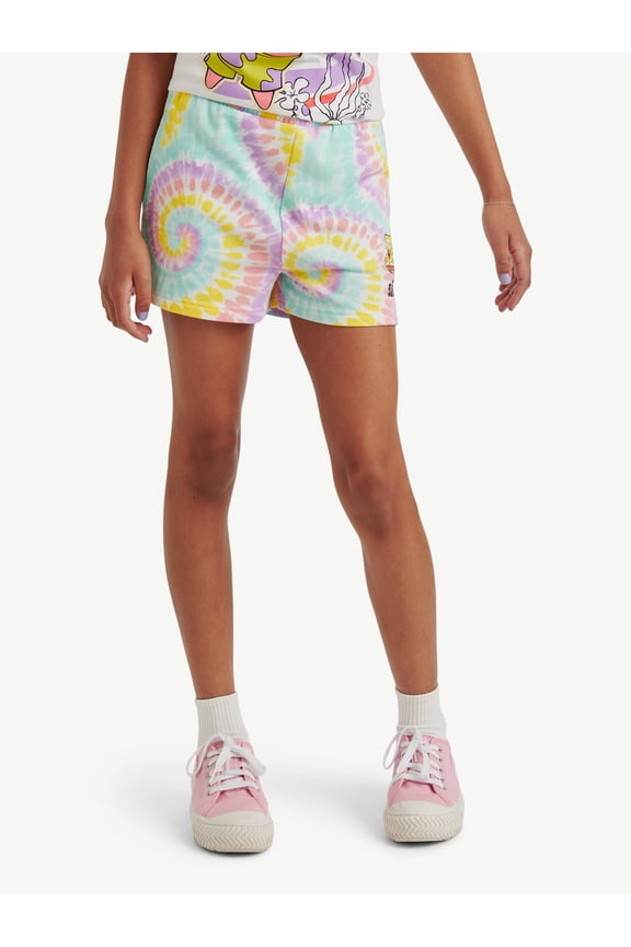 SpongeBob X Justice Girls French Terry Short, Sizes XS - XLP