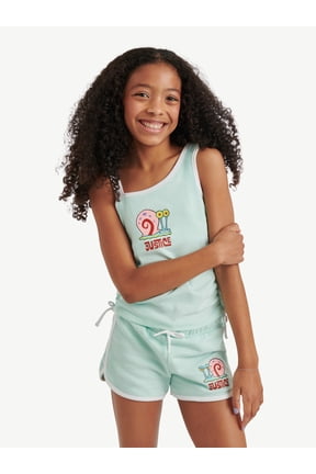 SpongeBob X Justice Girls One Shoulder Tank, Sizes XS - XLP
