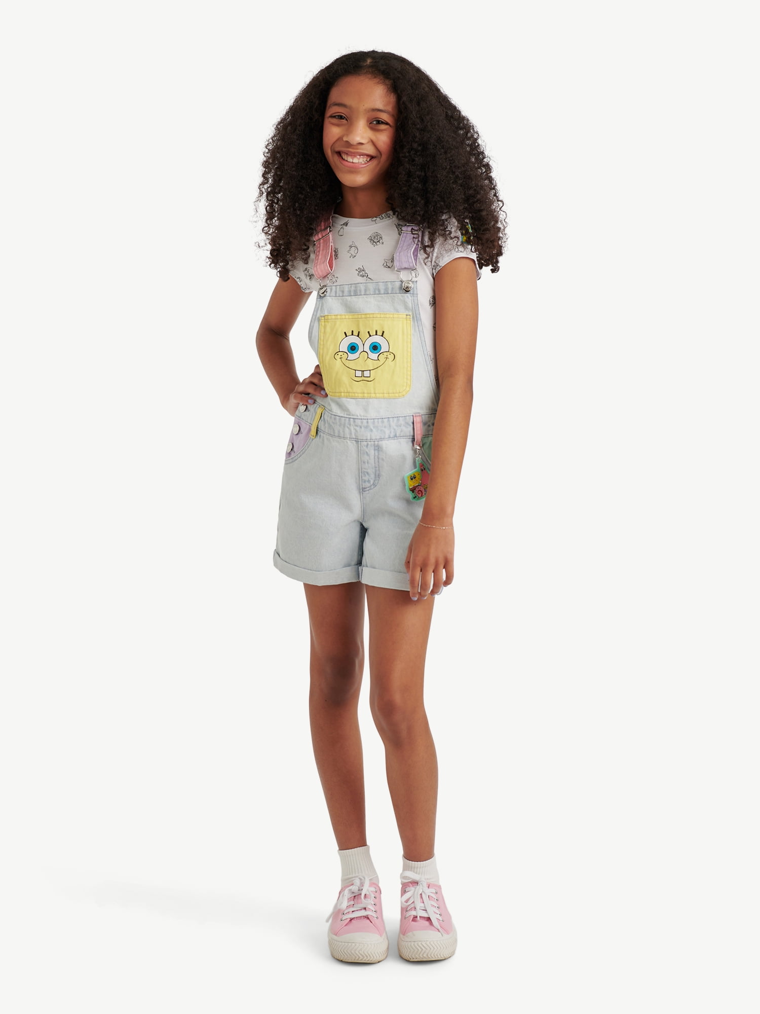 SpongeBob X Justice Girls Shortall, Sizes 6-18