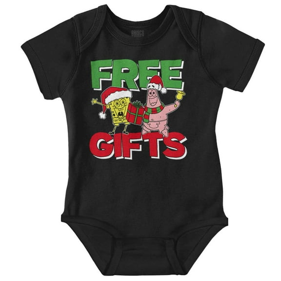 SpongeBob and Patrick Christmas Baby Romper Boys or Girls