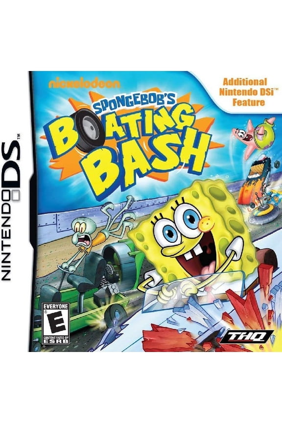 Restored SpongeBob's Boating Bash by THQ, Racing Game, Nintendo DS & DSi, Parental Controls