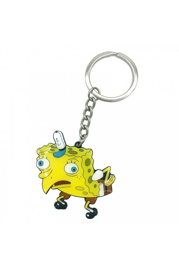 SpongeMock Meme SpongeBob SquarePants Keychain