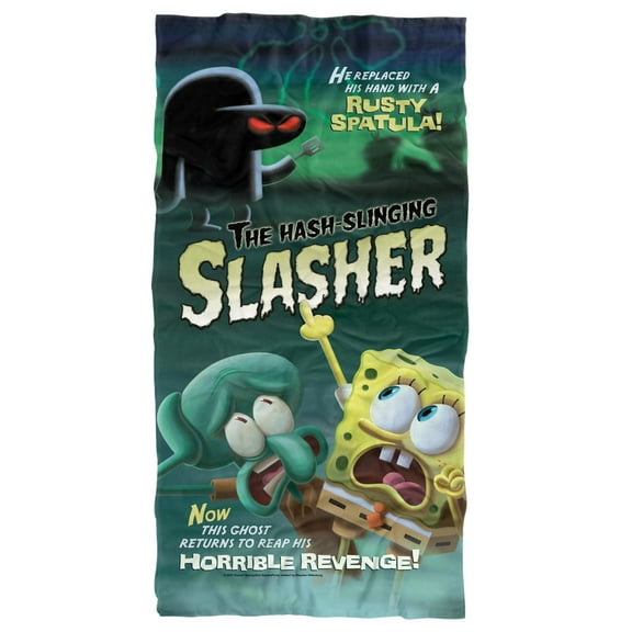 Spongebob, 30'x60' Hash Slinging Slasher Beach Towel