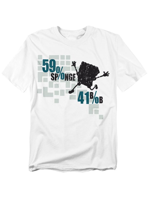 Spongebob T-Shirt 59% Sponge, 41% Bob Unisex Graphic Tee For Men & Women