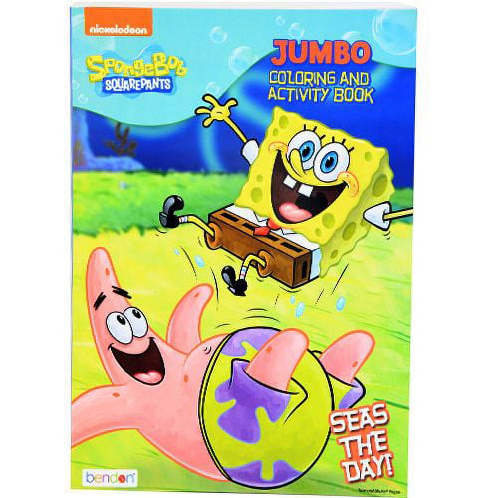 spongebob squarepants jumbo coloring & activity book, Five Below
