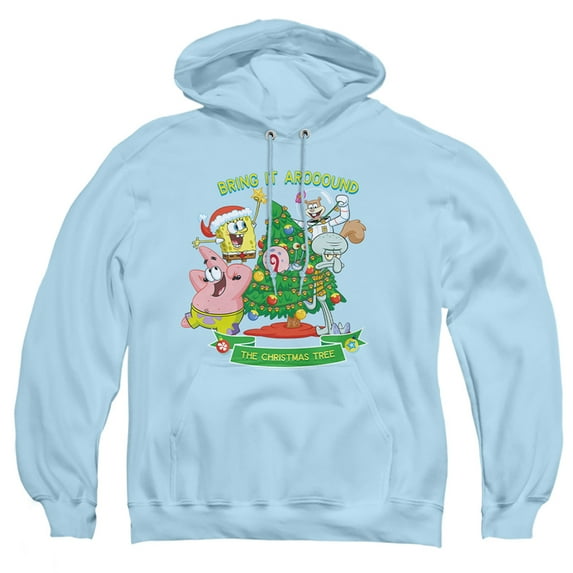 Spongebob Aroooound The Christmas Tree Patrick Unisex Adult Pull-Over Hoodie
