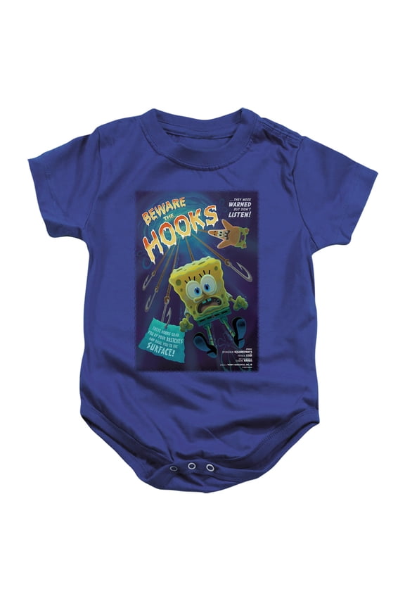 Spongebob Beware The Hooks Unisex Infant Snap Suit for Baby