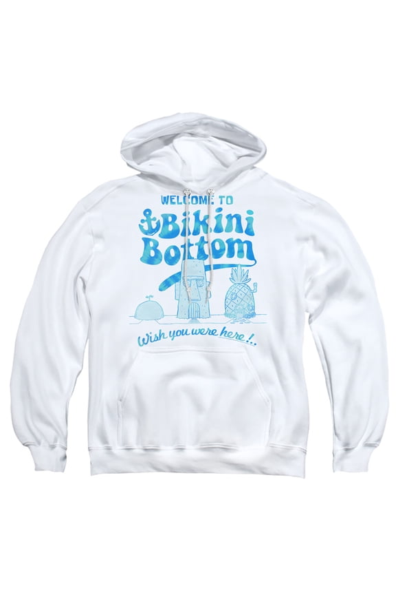 Spongebob Bikini Bottom Welcome Unisex Adult Pull-Over Hoodie