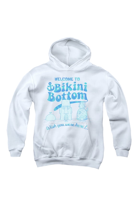 Spongebob Bikini Bottom Welcome Unisex Youth Pull-Over Hoodie