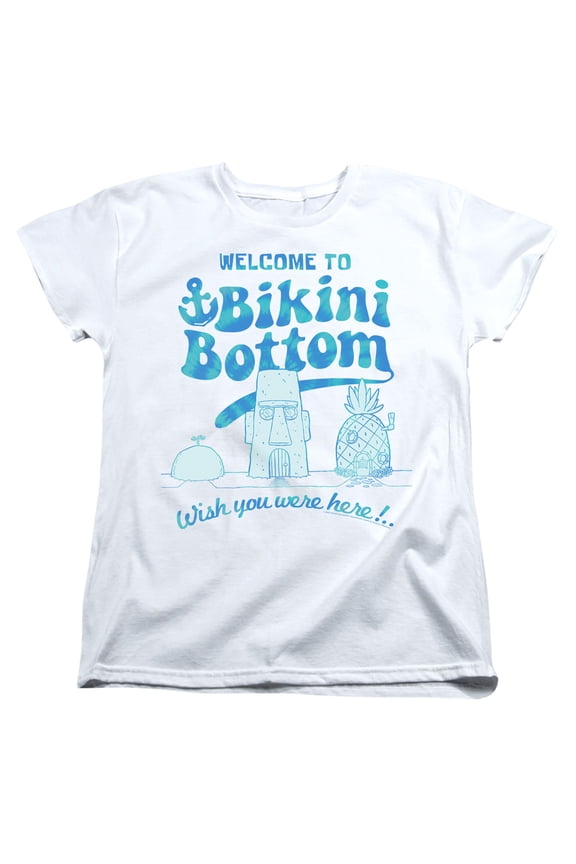Spongebob Bikini Bottom Welcome Women's T Shirt