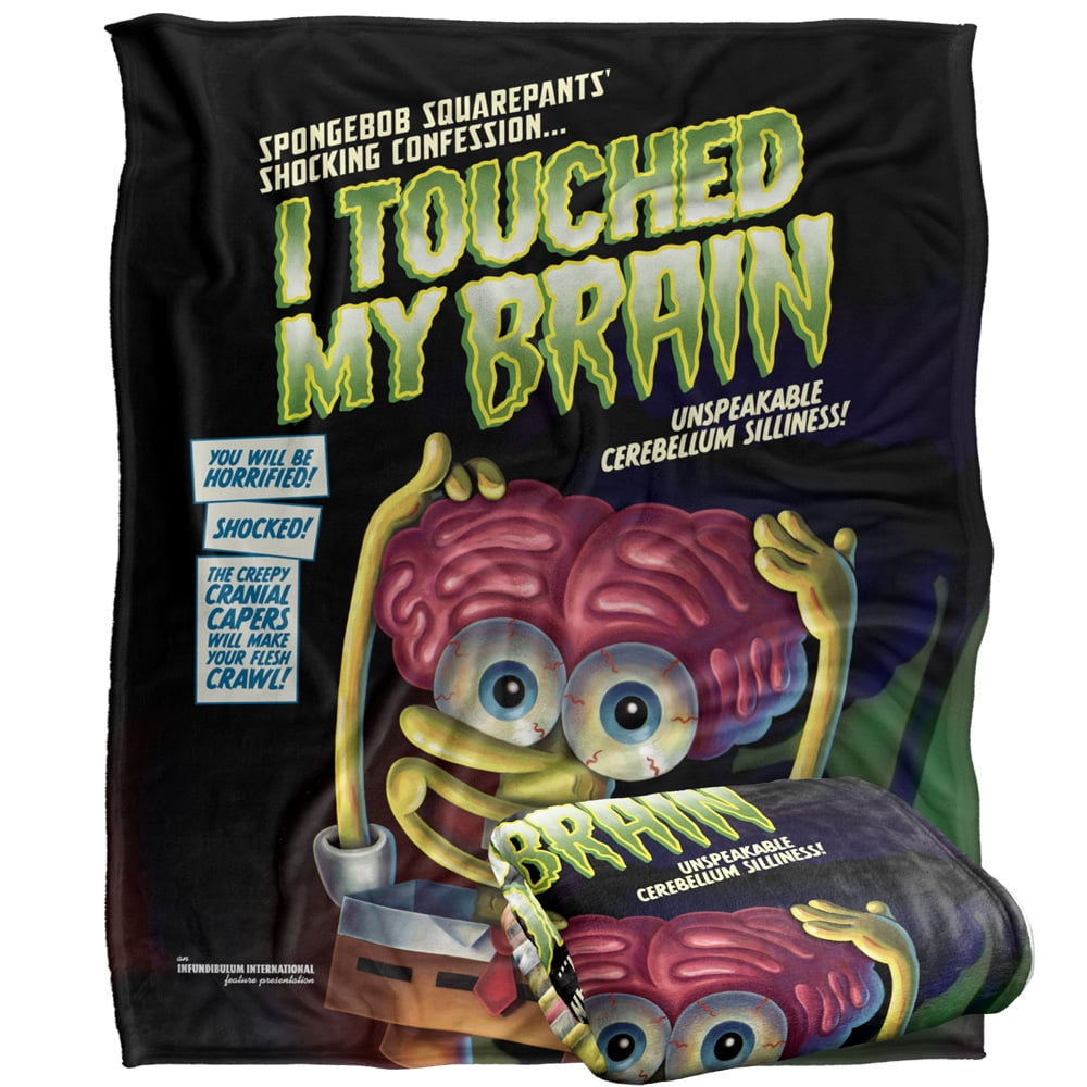 Spongebob hoodie i touched my brain sale