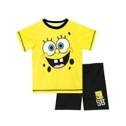 SPONGEBOB SQUAREPANTS Spongebob Boys Short Sleeve Pajamas Sizes 3 - 14