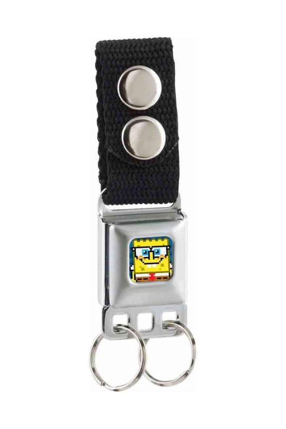Spongebob Cartoon TV Series Pixelated Nerd Key Chain