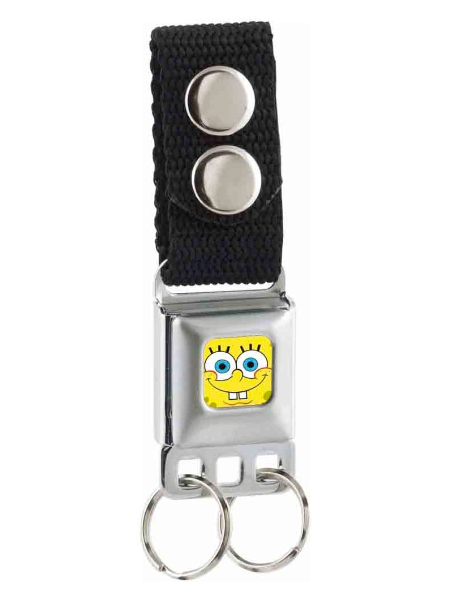 Sponge Key String Sponge Bob Face Close Up Full Color Keychain One Size - Walmart.com
