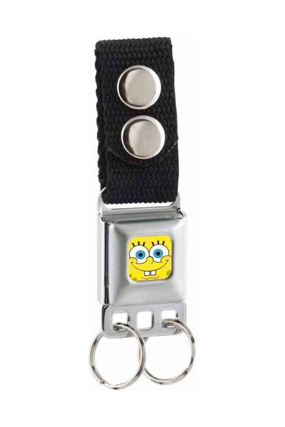 Sponge Bob Face Close Up Full Color Keychain  One Size