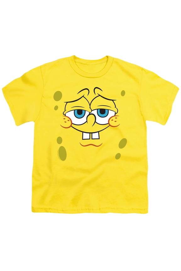 Spongebob Confident Face Unisex Youth T Shirt