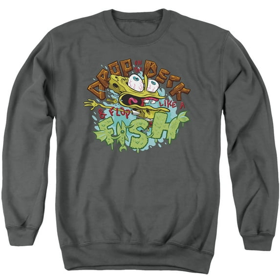 Spongebob Drop and Flop Unisex Adult Crewneck Sweatshirt