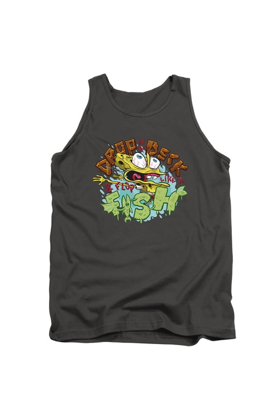 Spongebob Drop and Flop Unisex Adult Tank Top