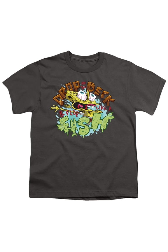 Spongebob Drop and Flop Unisex Youth T Shirt