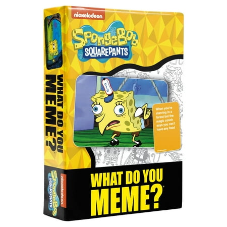 Spongebob Expansion Pack Family Game, Designed to Be Added to The What Do You Meme?® Family Edition