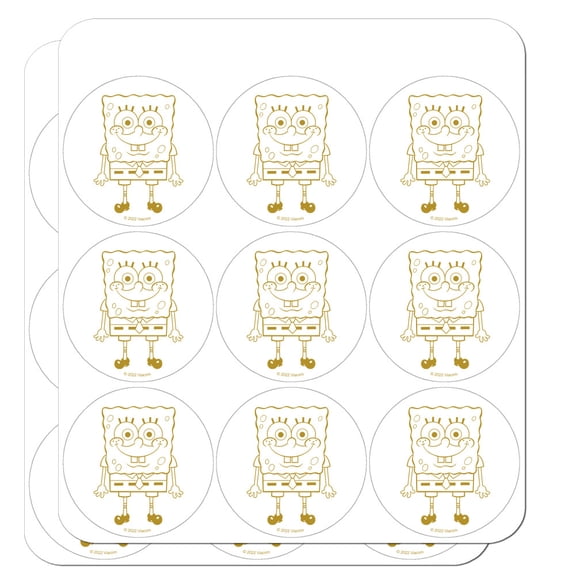 Spongebob Full Front Planner Calendar Scrapbooking Crafting Stickers