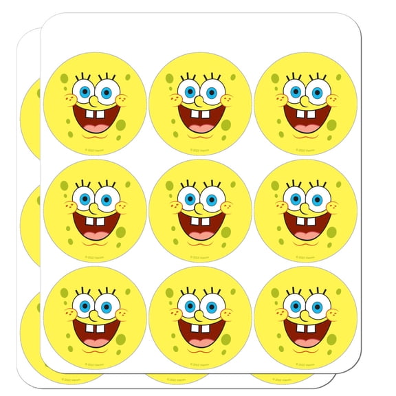 Spongebob Goofy Smile Face Planner Calendar Scrapbooking Crafting Stickers