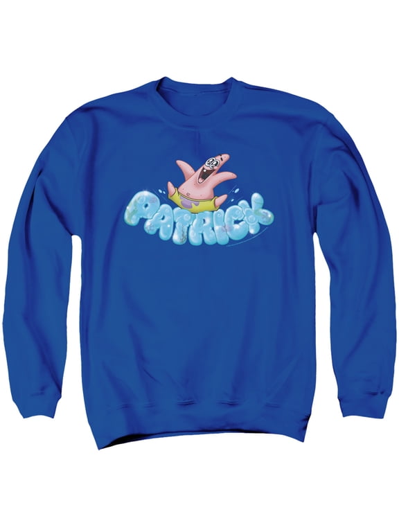 Spongebob Happy Go Lucky Patrick Unisex Adult Crewneck Sweatshirt