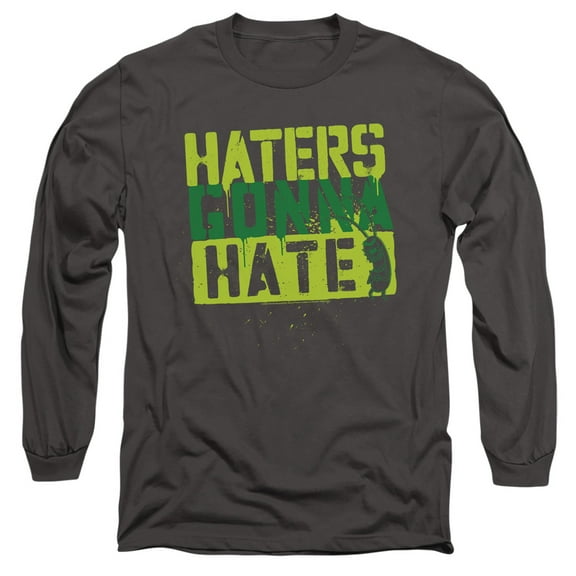 Spongebob Haters Gonna Hate Unisex Adult Long-Sleeve T Shirt