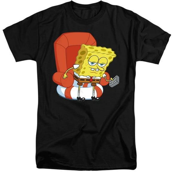Spongebob Head Out Meme Unisex Adult Tall T Shirt,Black, 3X-Large